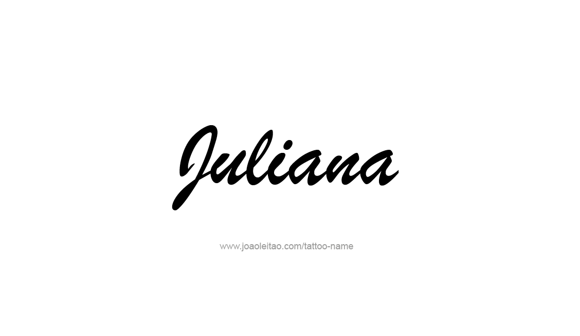 Tattoo Design Name Juliana   