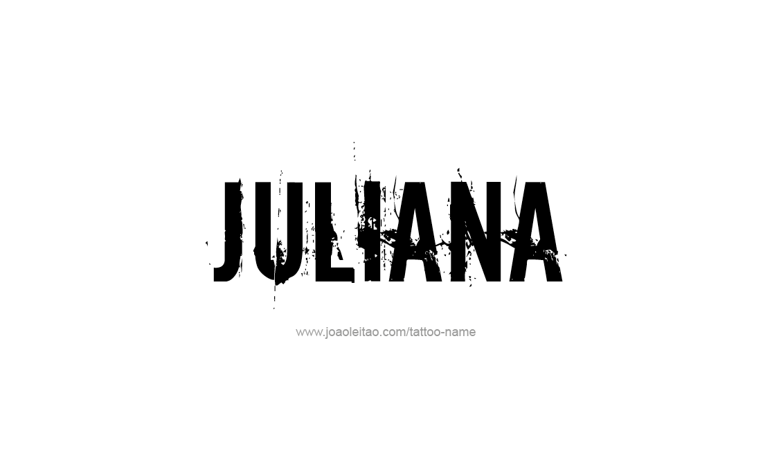 Tattoo Design Name Juliana   