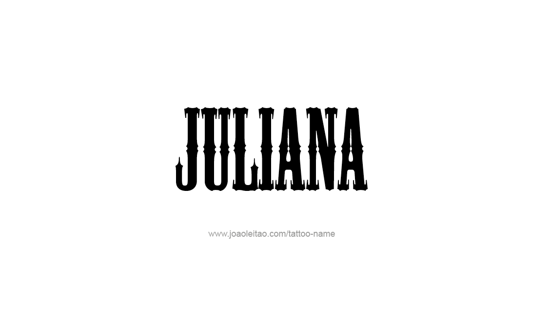 Tattoo Design Name Juliana   