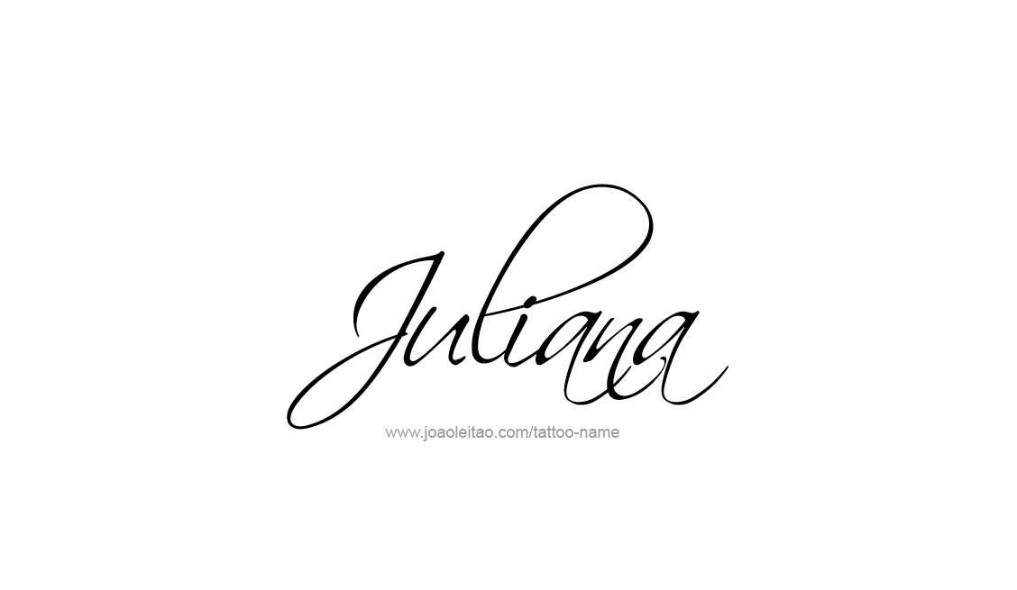 Tattoo Design Name Juliana   