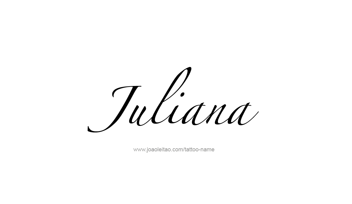 Tattoo Design Name Juliana   