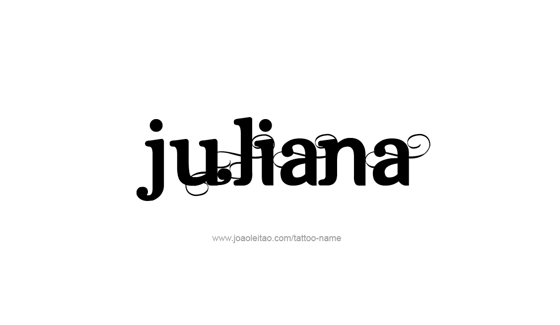 Tattoo Design Name Juliana   