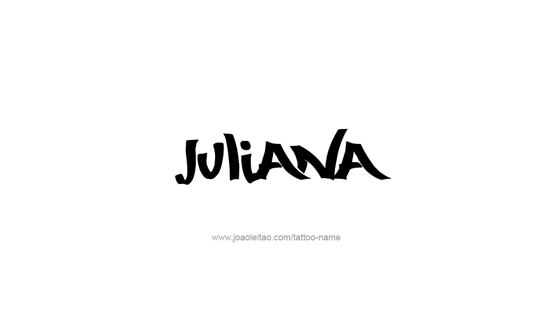 Tattoo Design Name Juliana   