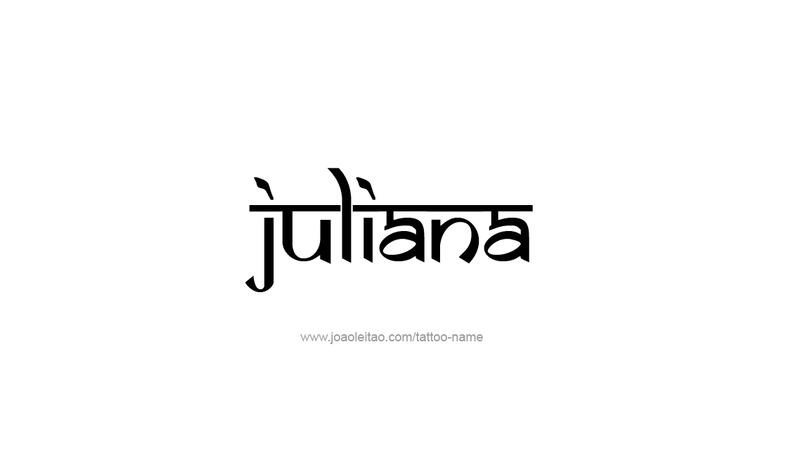 Tattoo Design Name Juliana   