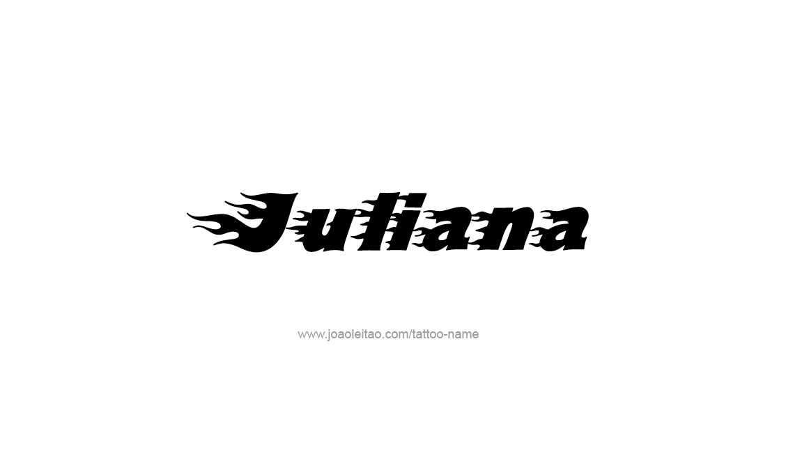 Tattoo Design Name Juliana   