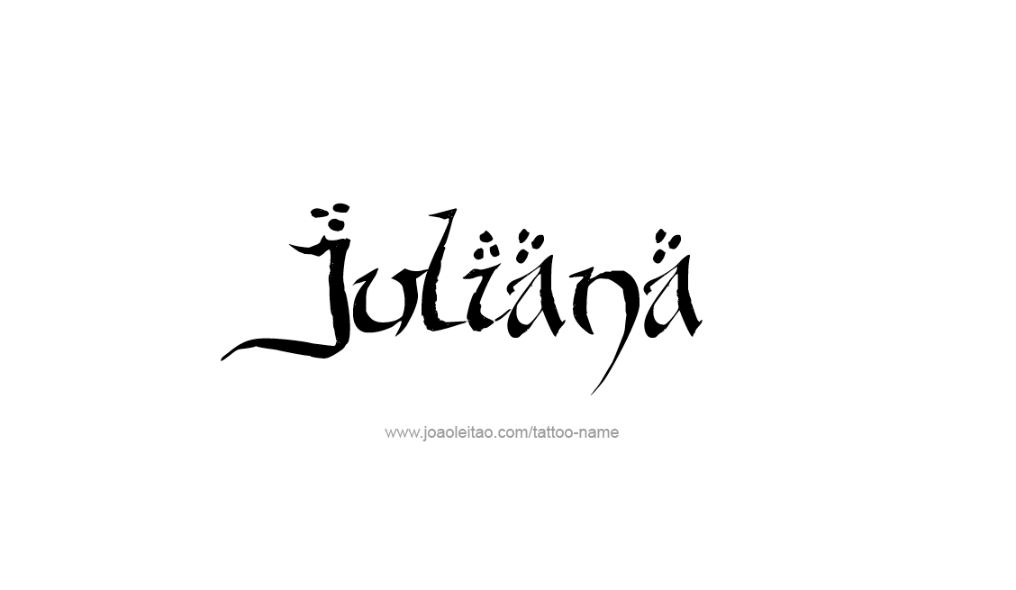 Tattoo Design Name Juliana   