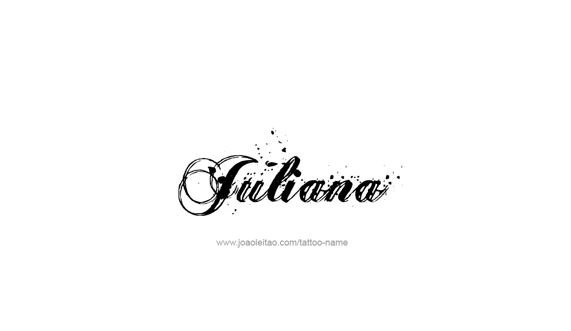 Tattoo Design Name Juliana   