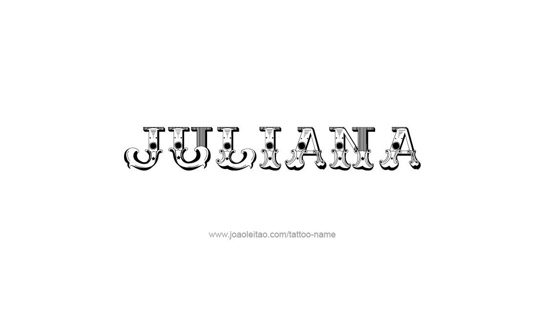 Tattoo Design Name Juliana   