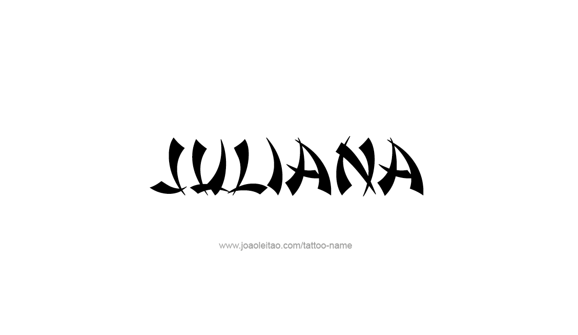 Tattoo Design Name Juliana   