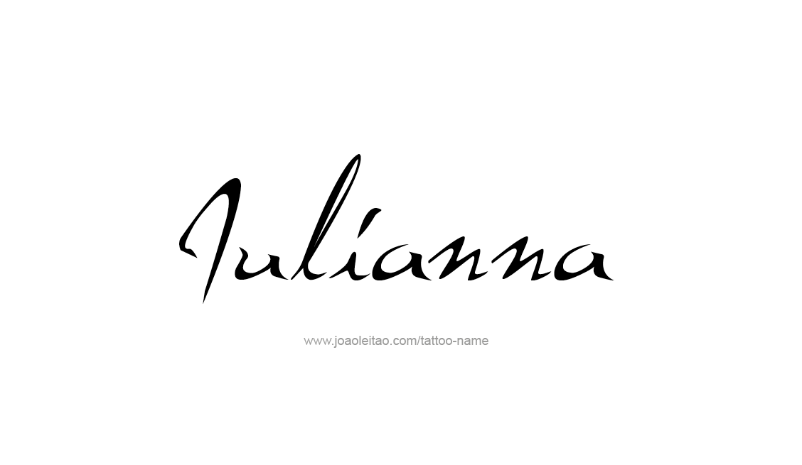 Tattoo Design Name Julianna   