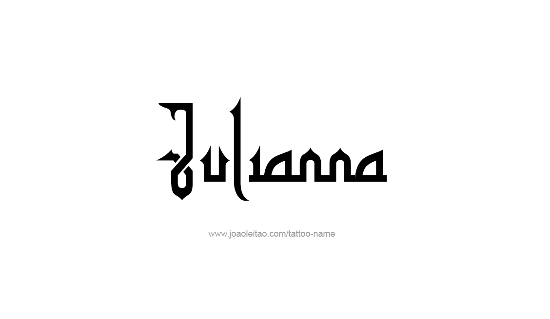 Tattoo Design Name Julianna   