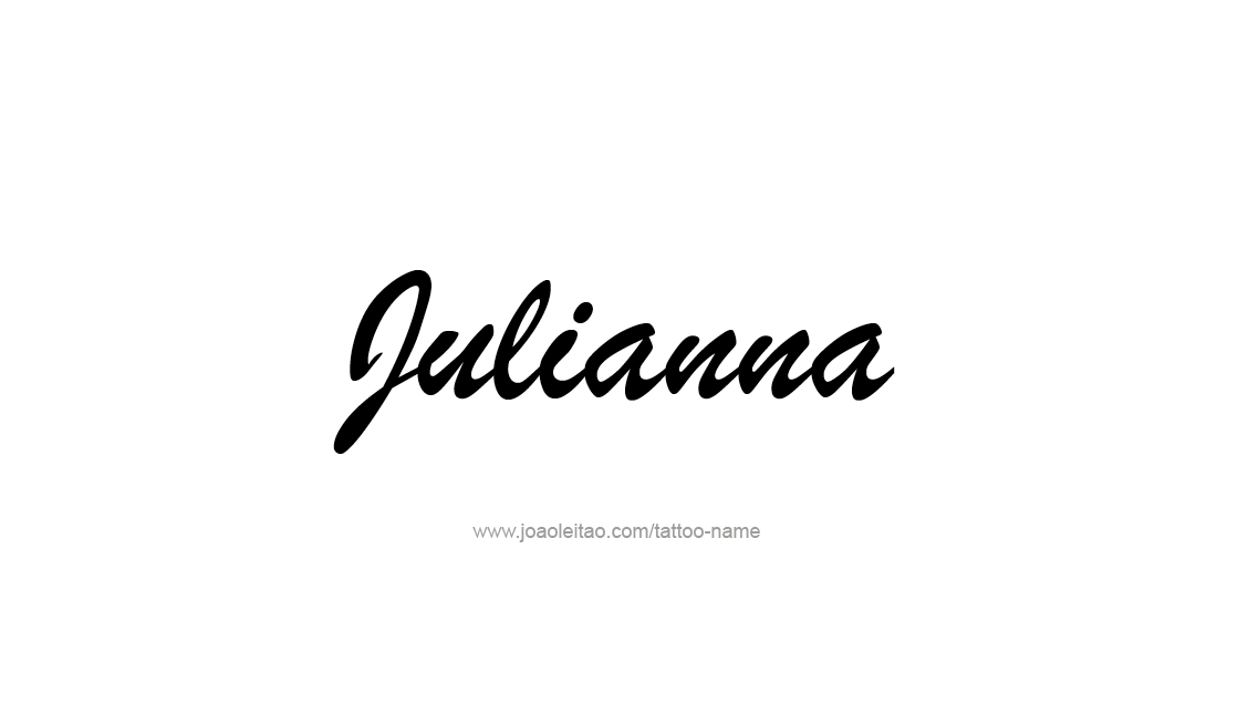 Tattoo Design Name Julianna   