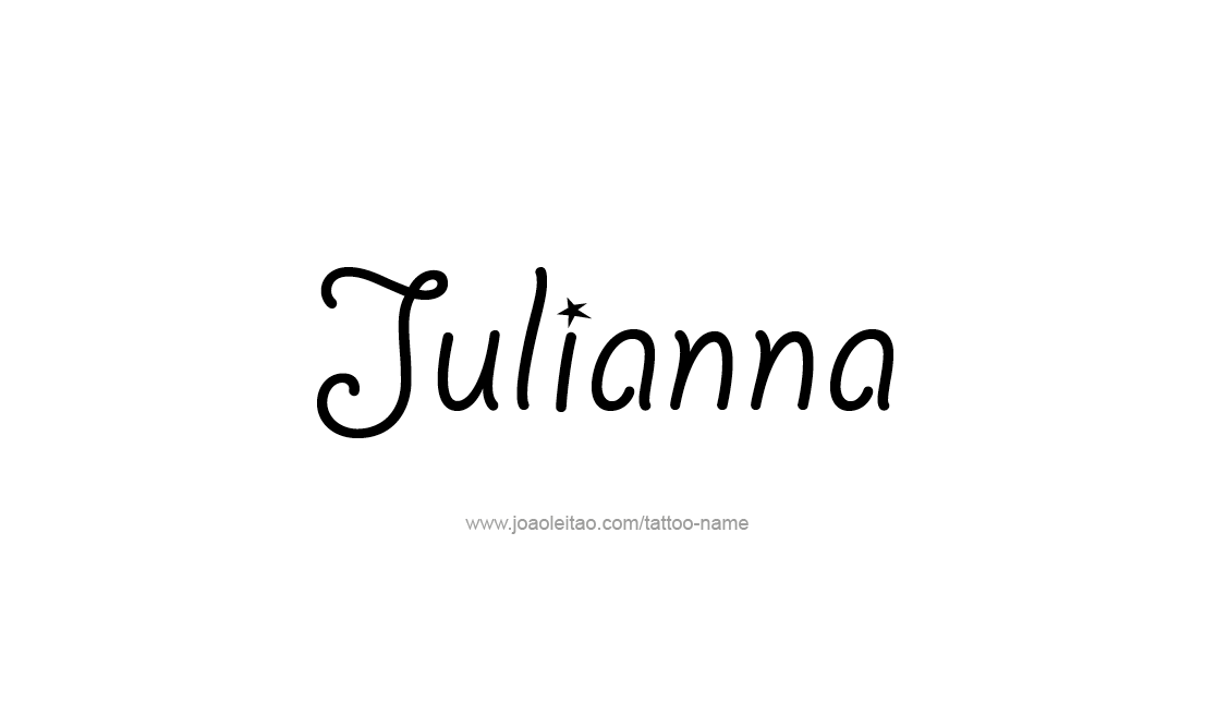 Tattoo Design Name Julianna   