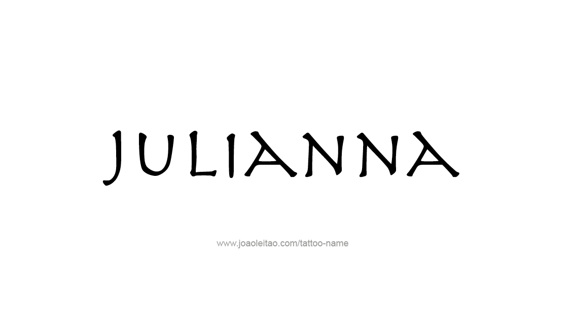 Tattoo Design Name Julianna   