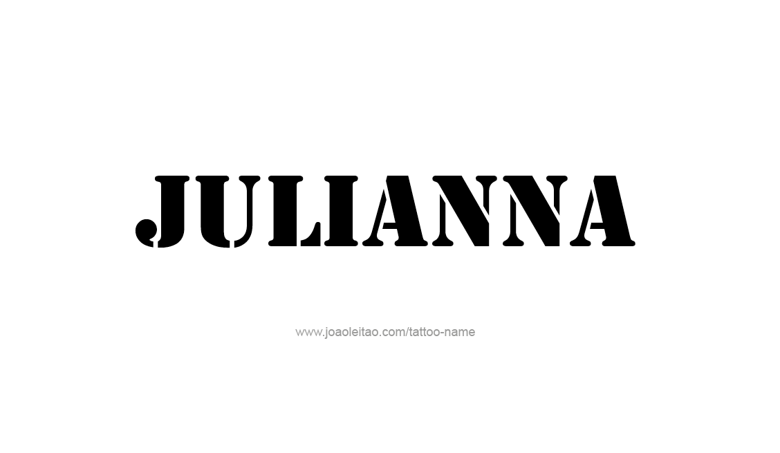 Tattoo Design Name Julianna   