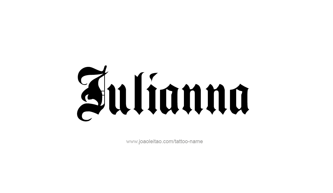 Tattoo Design Name Julianna   