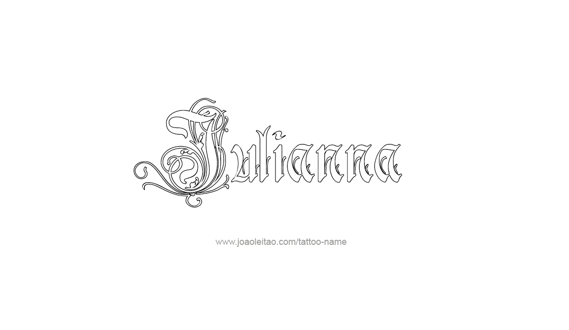 Tattoo Design Name Julianna   