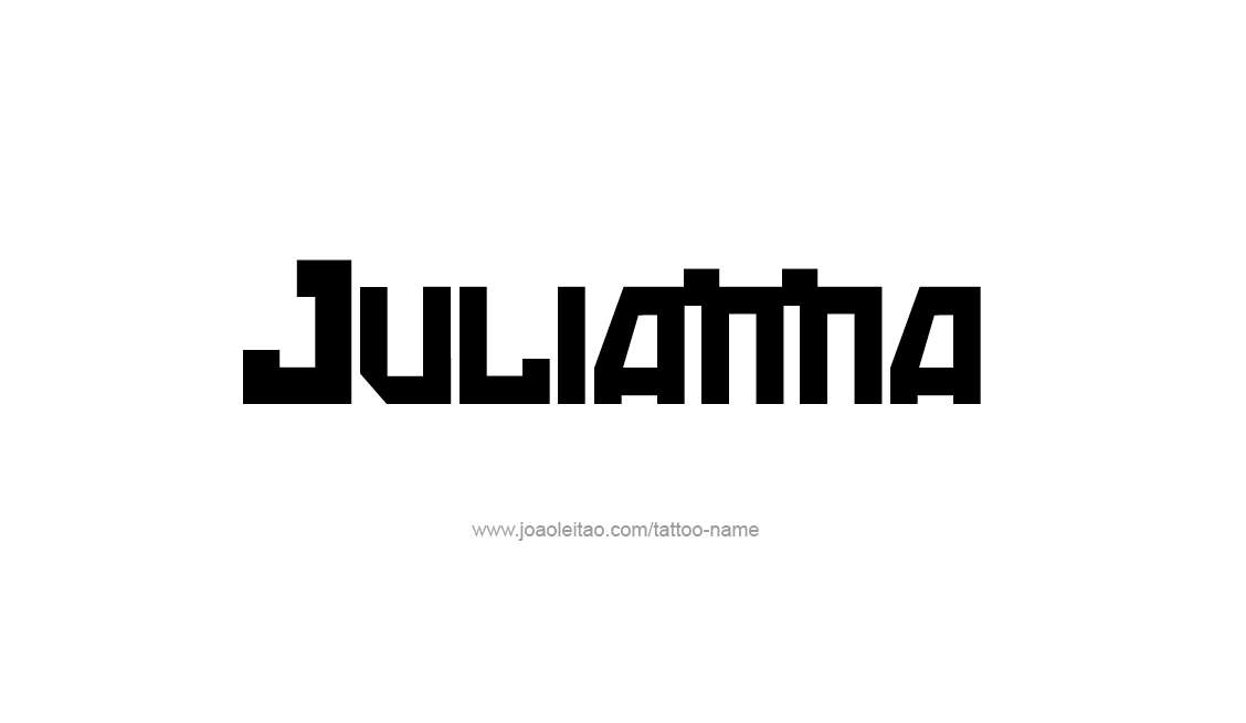 Tattoo Design Name Julianna   