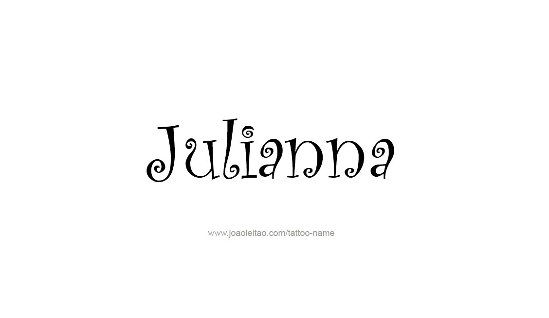 Tattoo Design Name Julianna   