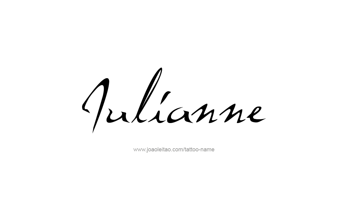 Tattoo Design Name Julianne   