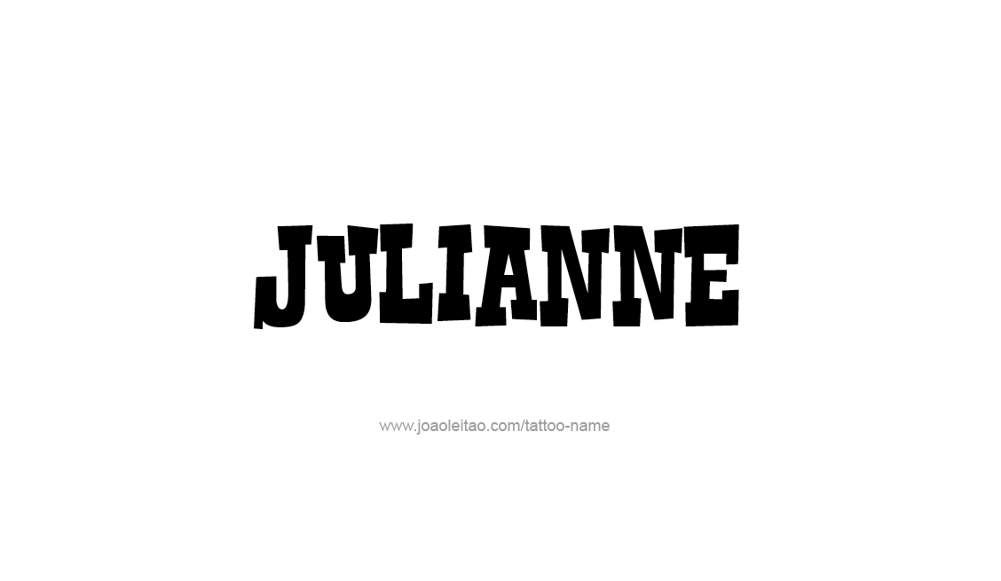 Tattoo Design Name Julianne   