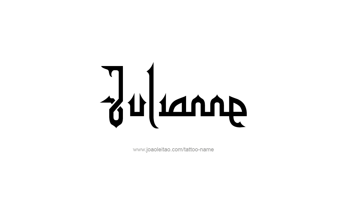 Tattoo Design Name Julianne   