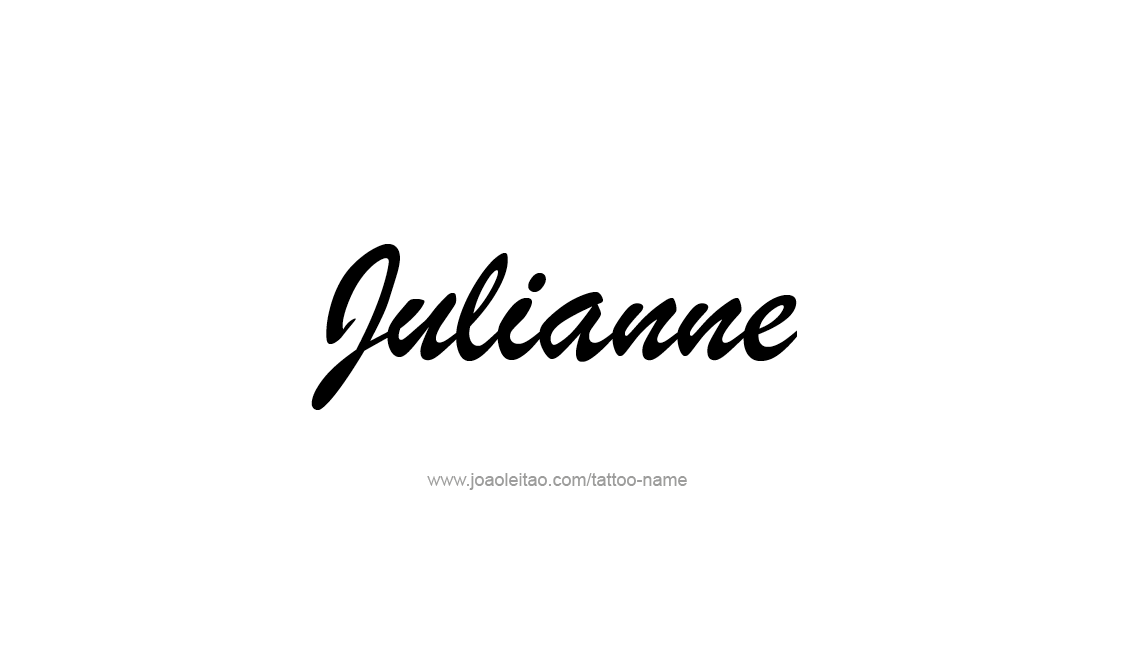 Tattoo Design Name Julianne   