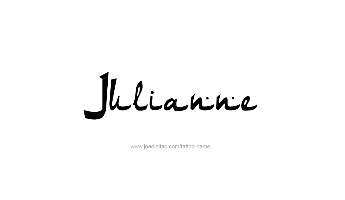 Tattoo Design Name Julianne   