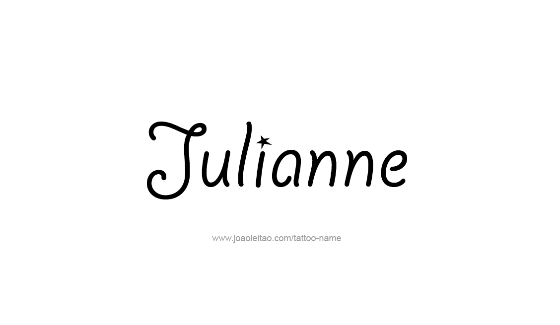 Tattoo Design Name Julianne   