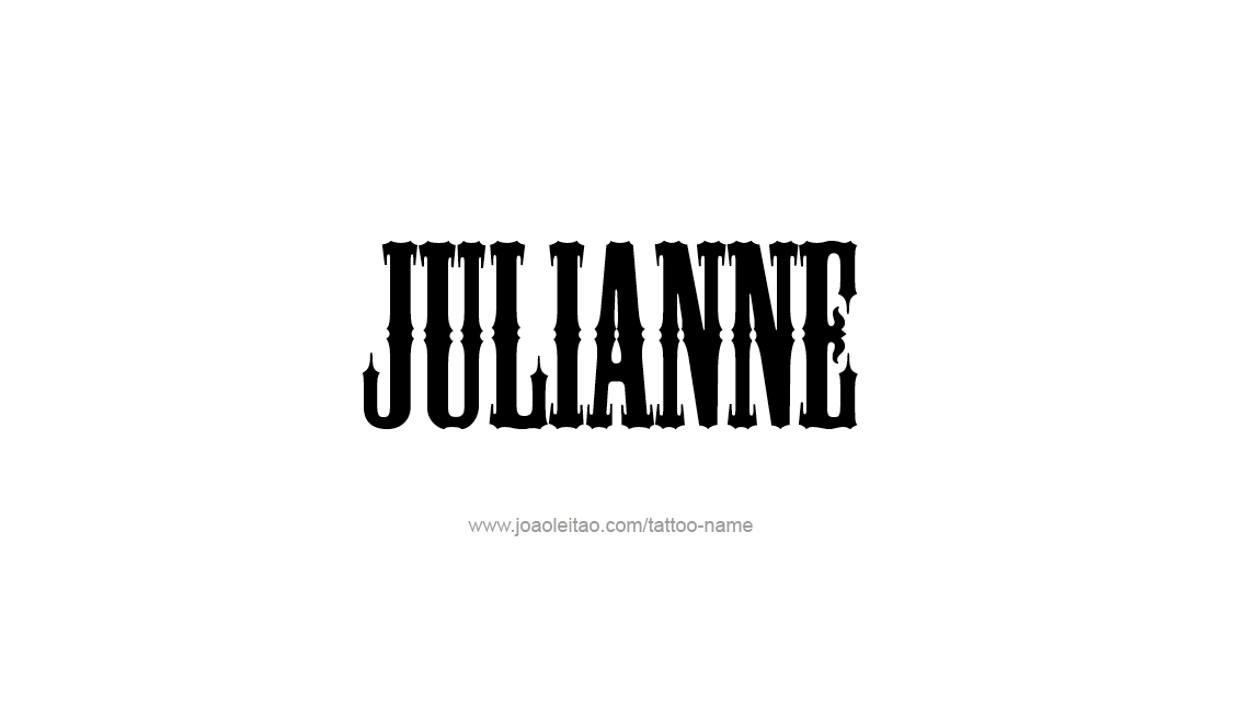 Tattoo Design Name Julianne   