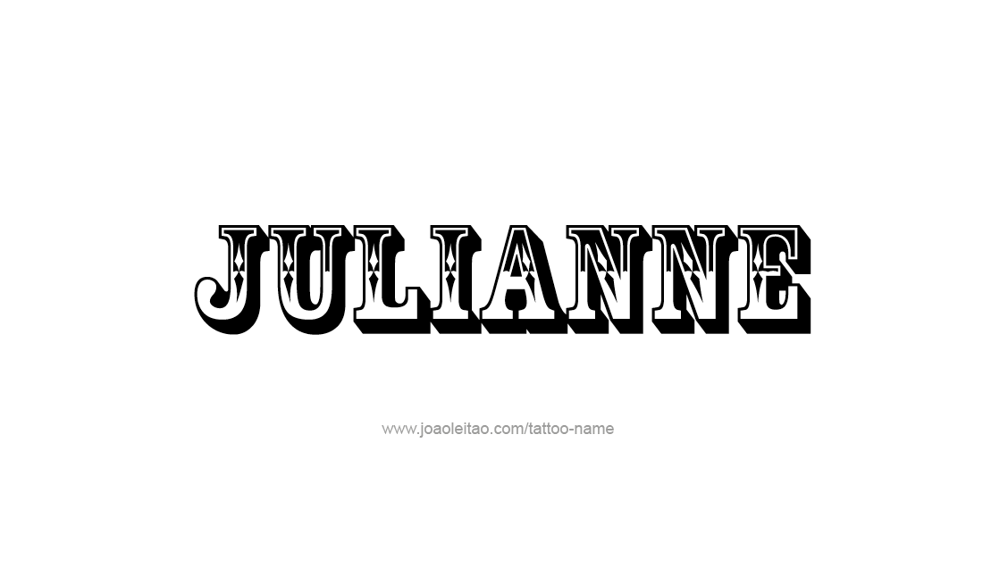 Tattoo Design Name Julianne   