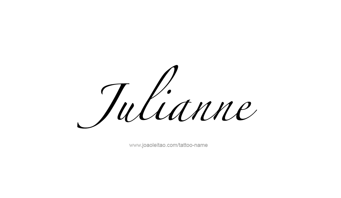 Tattoo Design Name Julianne   