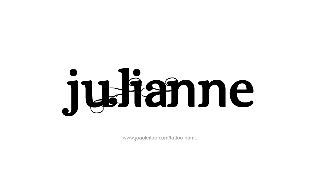 Tattoo Design Name Julianne   