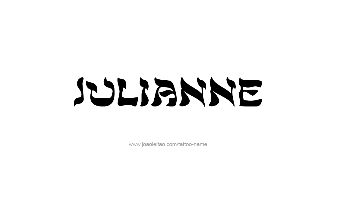 Tattoo Design Name Julianne   