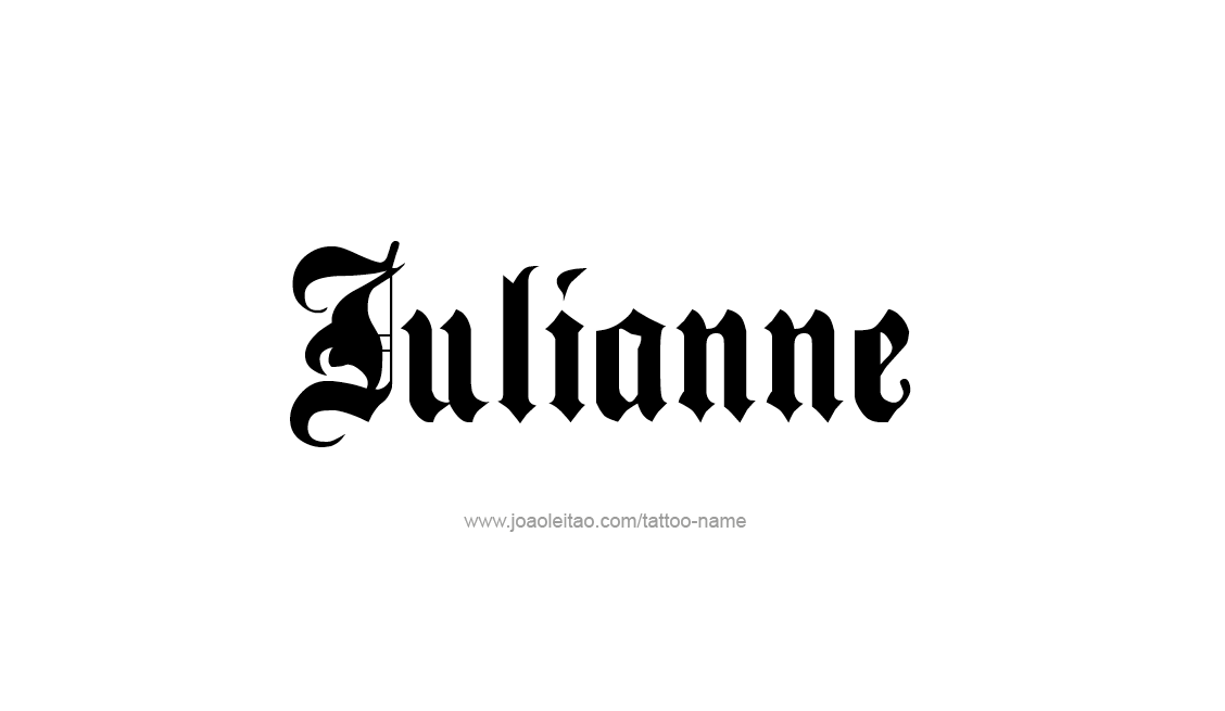 Tattoo Design Name Julianne   