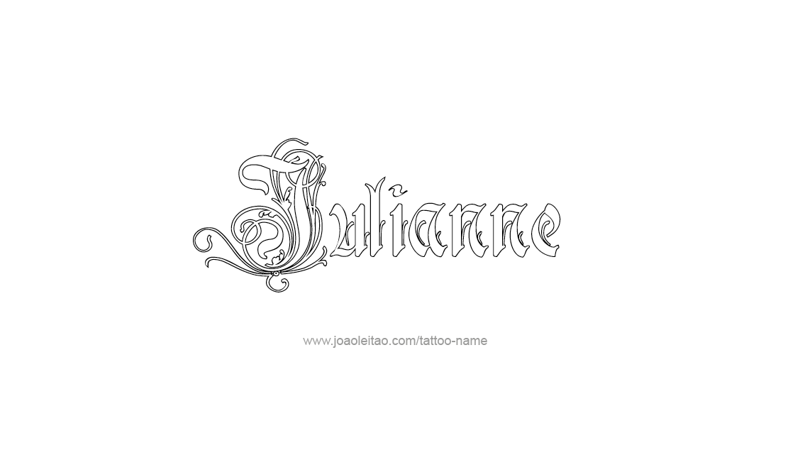 Tattoo Design Name Julianne   