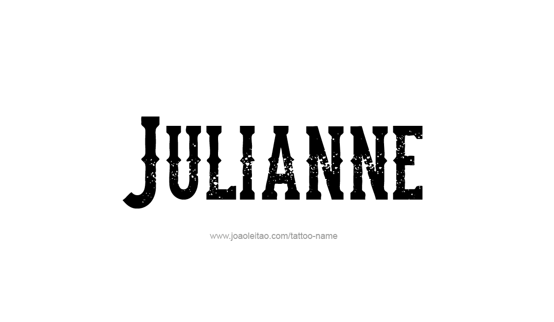 Tattoo Design Name Julianne   