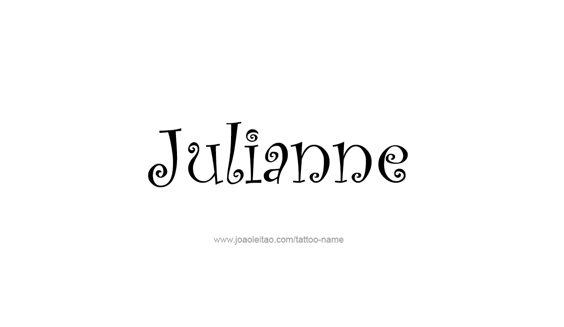 Tattoo Design Name Julianne   