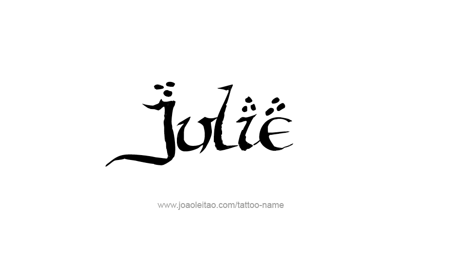 Tattoo Design Name Julie   