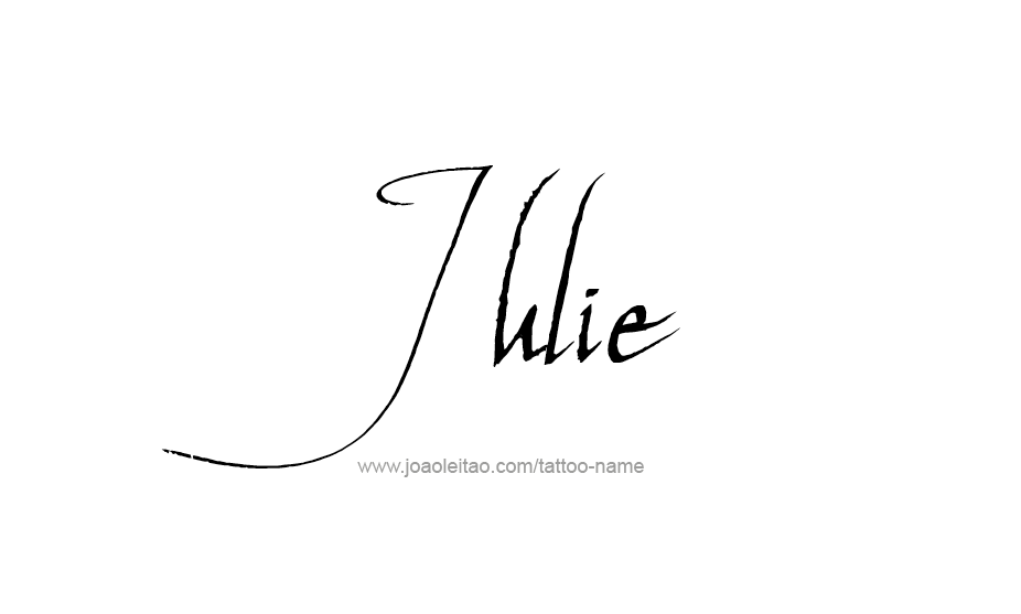 Tattoo Design Name Julie   