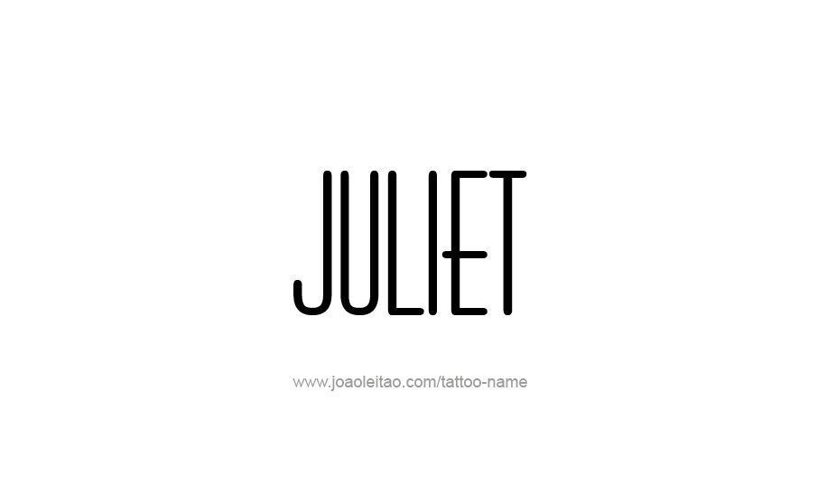 Tattoo Design Name Juliet   