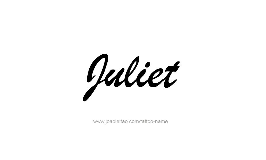 Tattoo Design Name Juliet   