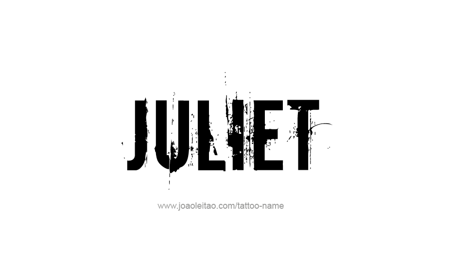 Tattoo Design Name Juliet   