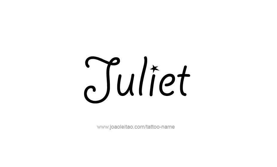 Tattoo Design Name Juliet   