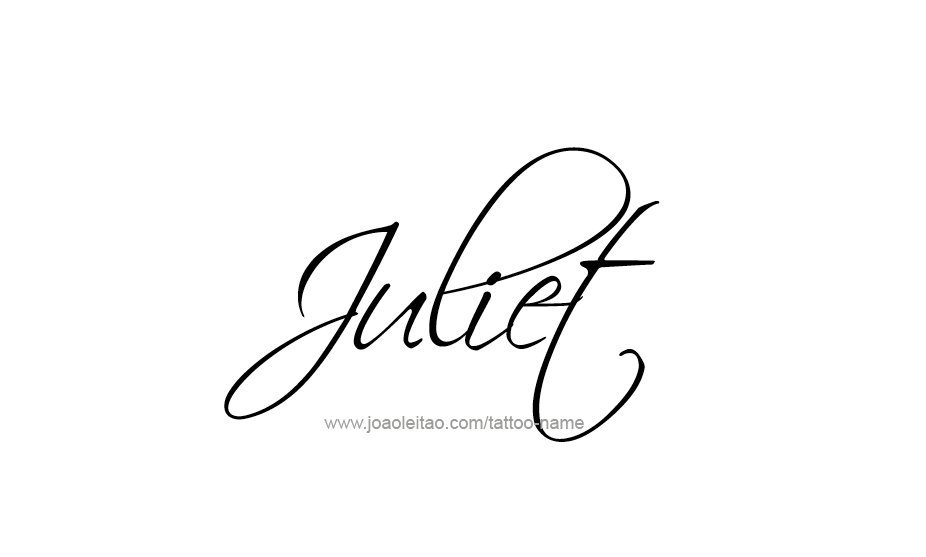 Tattoo Design Name Juliet   