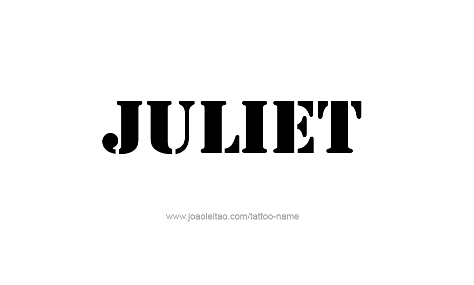 Tattoo Design Name Juliet   