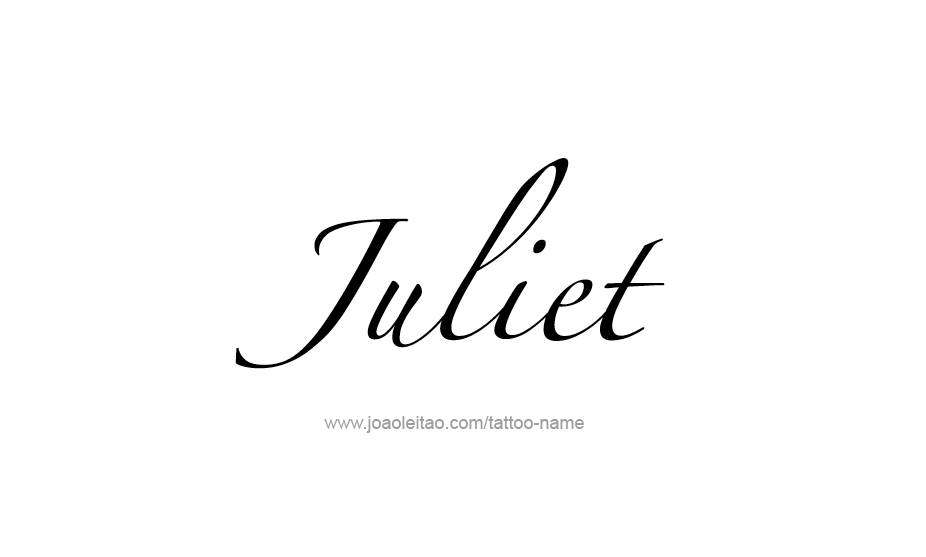 Tattoo Design Name Juliet   