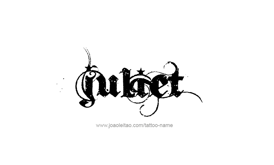 Tattoo Design Name Juliet   