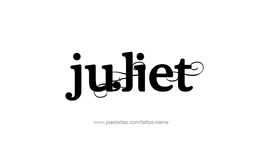 Tattoo Design Name Juliet   