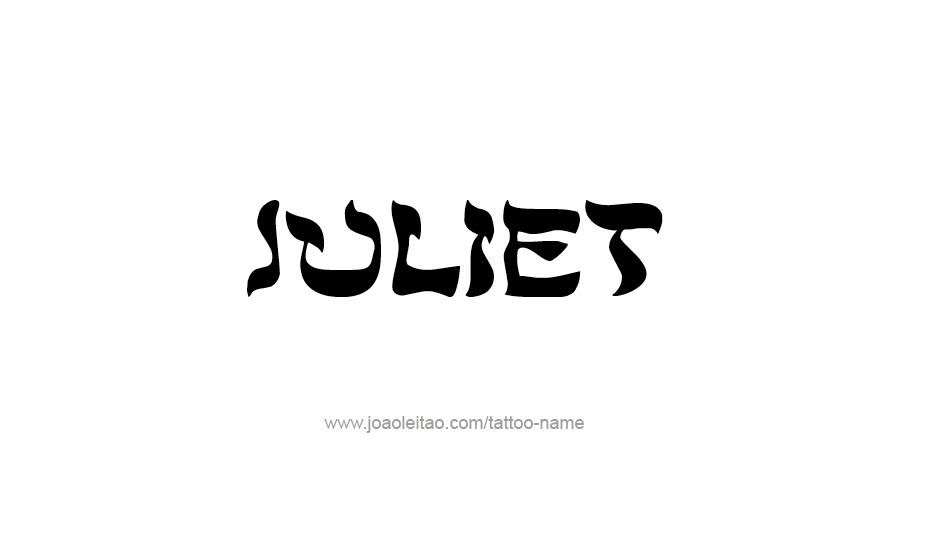 Tattoo Design Name Juliet   